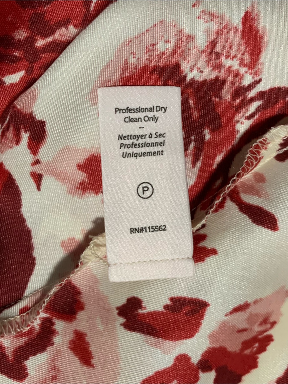 NWOT Cinq a Sept Red Floral Slip Silk Dress Size 12 #Summerdress - Picture 7 of 7